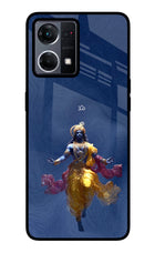 Cosmic Krishna Oppo F21 Pro 4G Glass Case