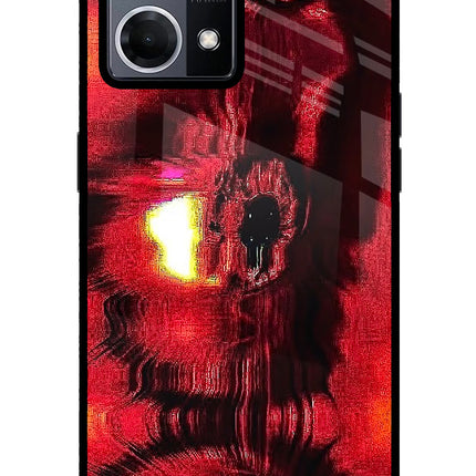 Fire Eye Oppo F21 Pro 4G Glass Case Back Cover by Casekaro