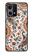 White Mayura Oppo F21 Pro 4G Glass Case