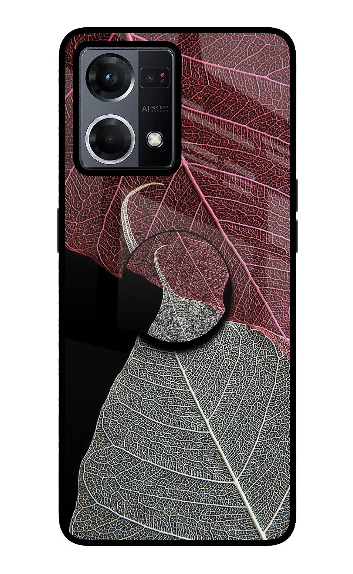 Leaf Pattern Oppo F21 Pro 4G Pop Case by Casekaro