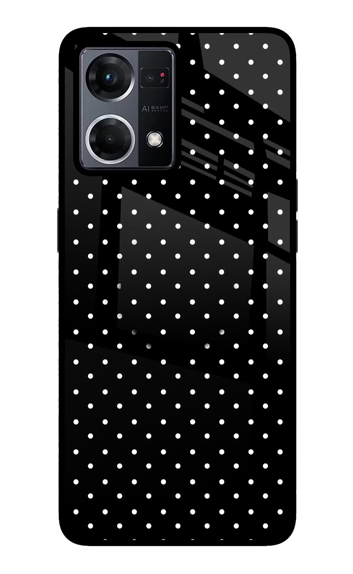 White Dots Oppo F21 Pro 4G Pop Case by Casekaro