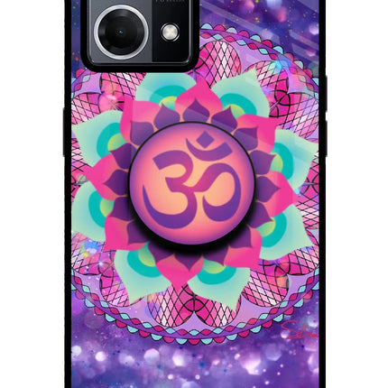 Om Purple Oppo F21 Pro 4G Pop Case by Casekaro