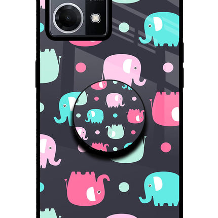 Baby Elephants Oppo F21 Pro 4G Pop Case by Casekaro