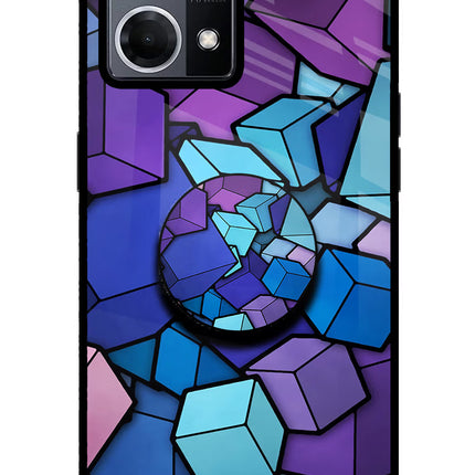 Cubic Abstract Oppo F21 Pro 4G Pop Case by Casekaro