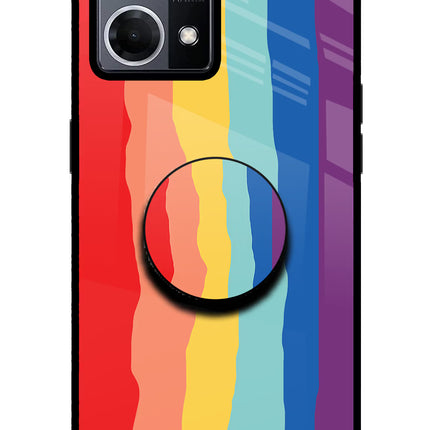 Rainbow Oppo F21 Pro 4G Pop Case by Casekaro