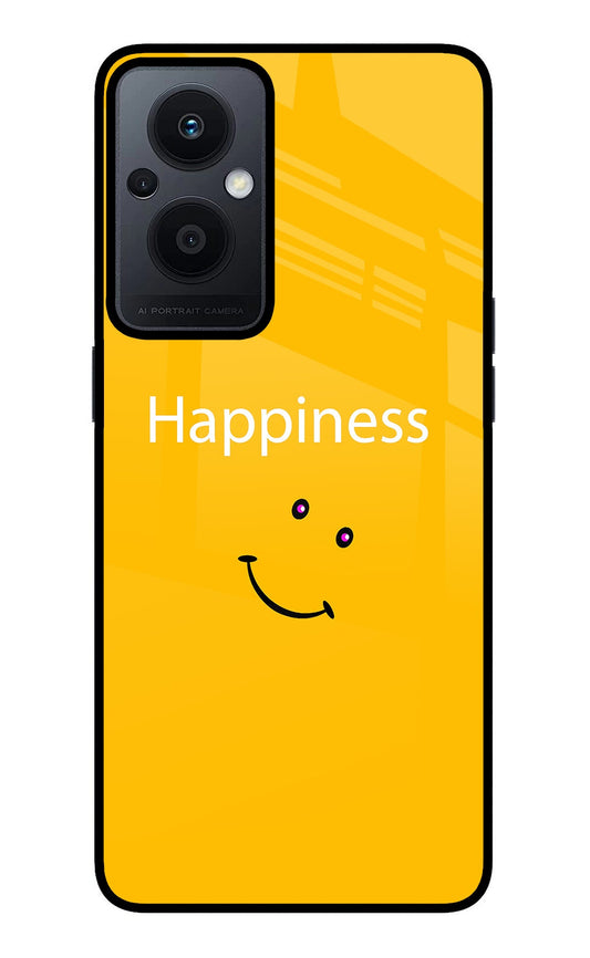 Happiness With Smiley Oppo F21 Pro 5G Glass Case