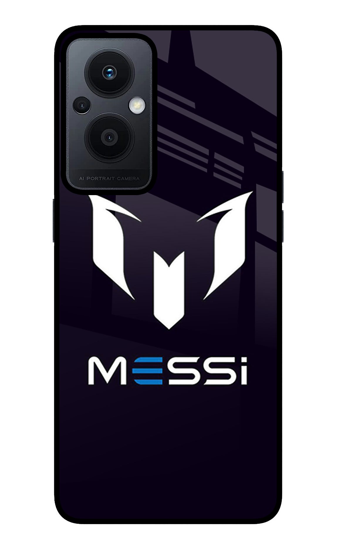 Messi Logo Oppo F21 Pro 5G Glass Case