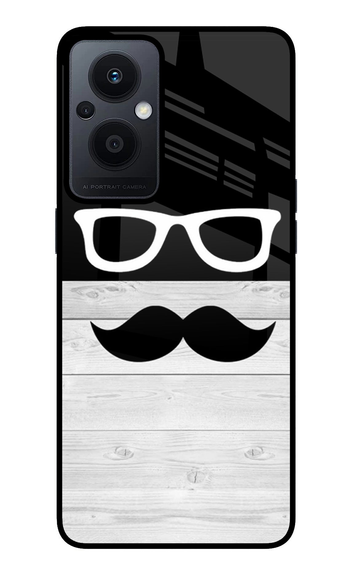 Mustache Oppo F21 Pro 5G Glass Case