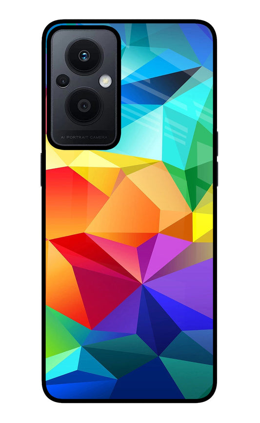 Abstract Pattern Oppo F21 Pro 5G Glass Case