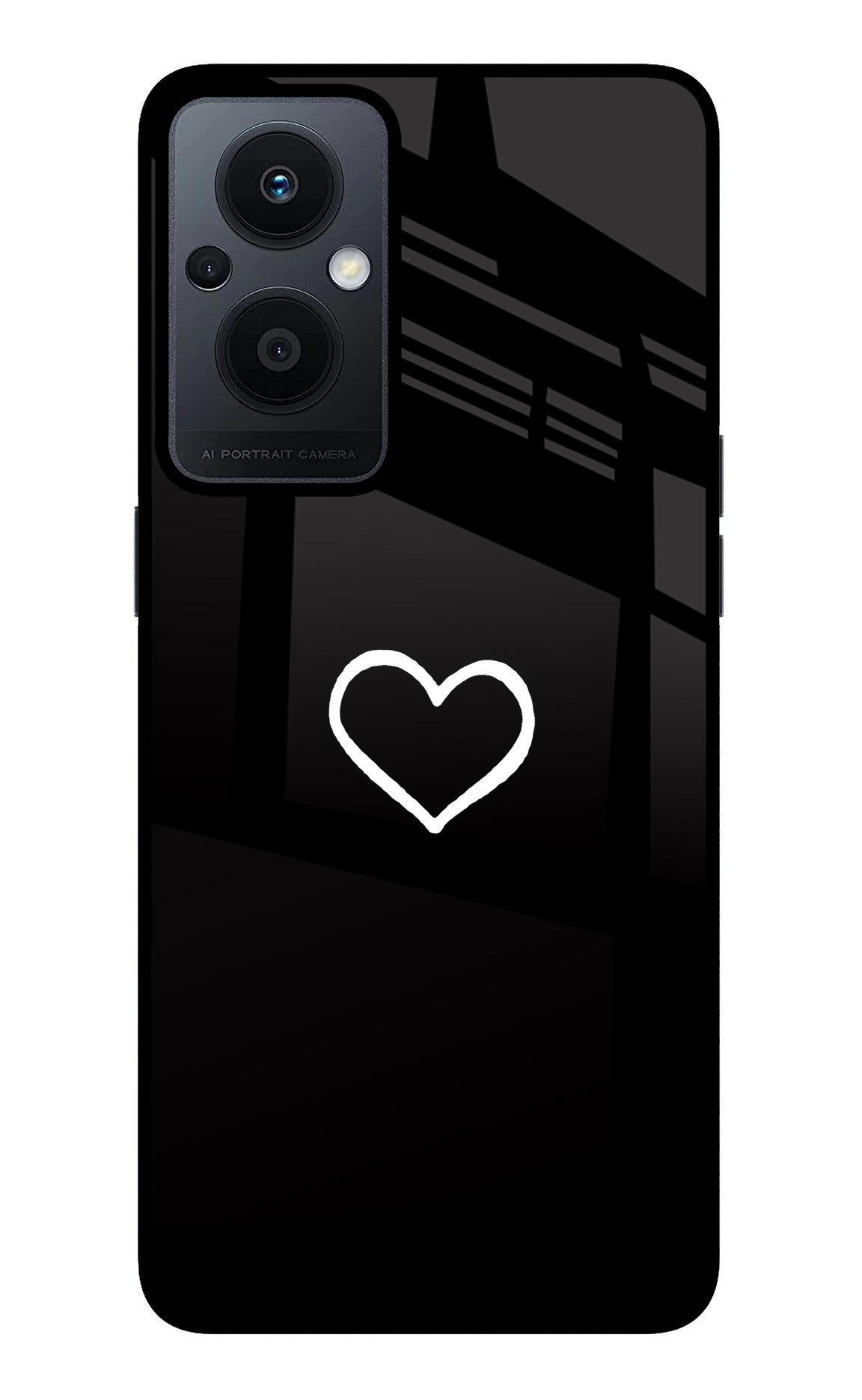 Heart Oppo F21 Pro 5G Glass Case