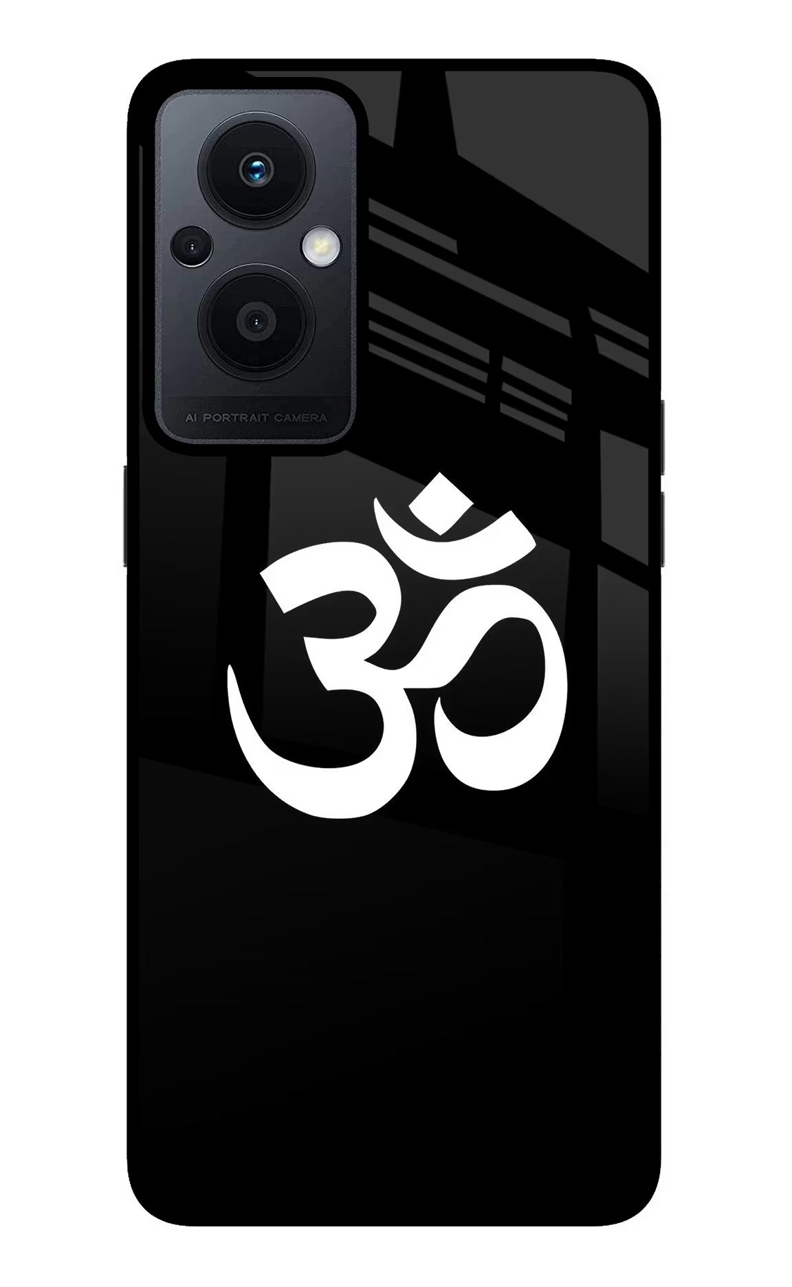 Om Oppo F21 Pro 5G Glass Case Back Cover by Casekaro