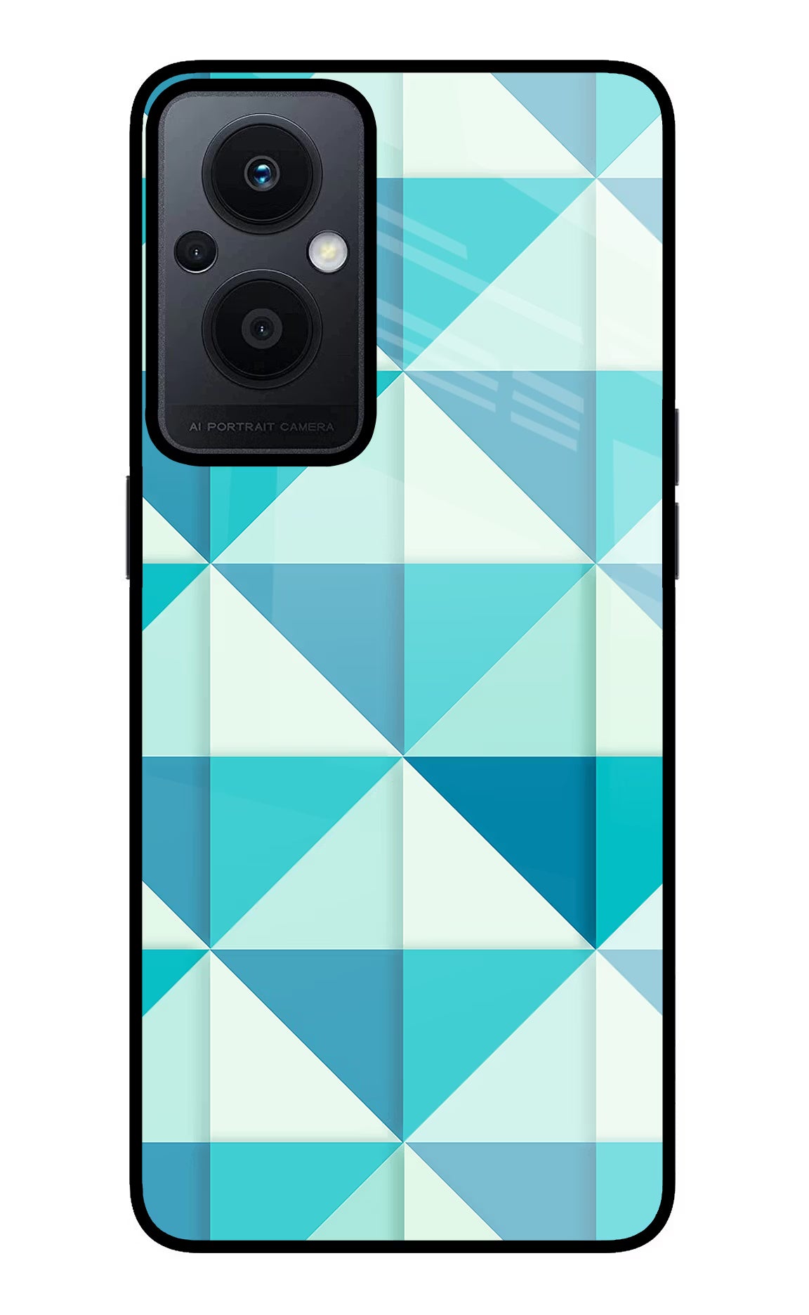 Abstract Oppo F21 Pro 5G Glass Case Back Cover by Casekaro