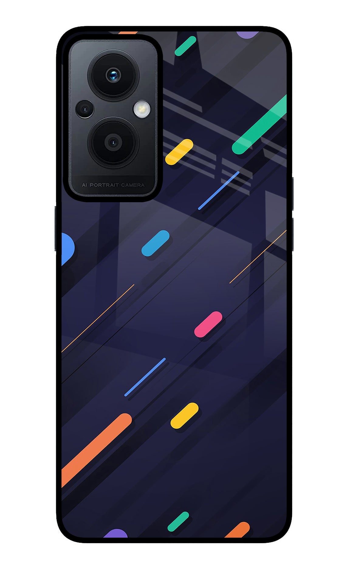 Abstract Design Oppo F21 Pro 5G Back Cover