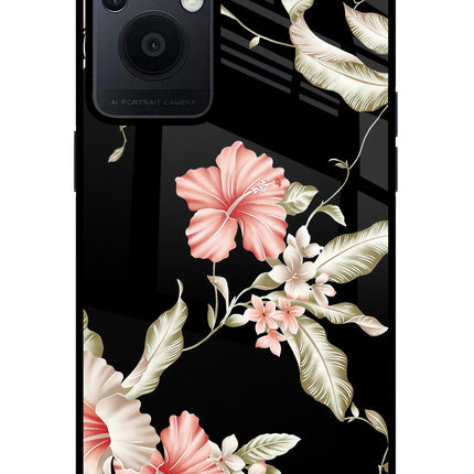 Flowers Oppo F21 Pro 5G Glass Case