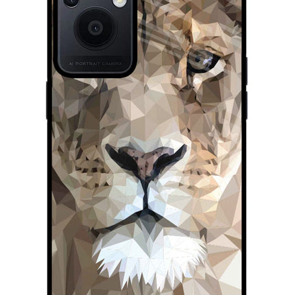 Lion Art Oppo F21 Pro 5G Glass Case
