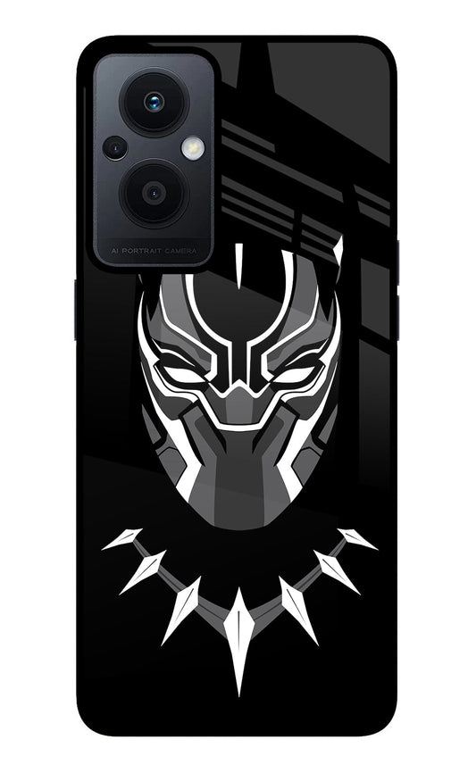 Black Panther Oppo F21 Pro 5G Glass Case