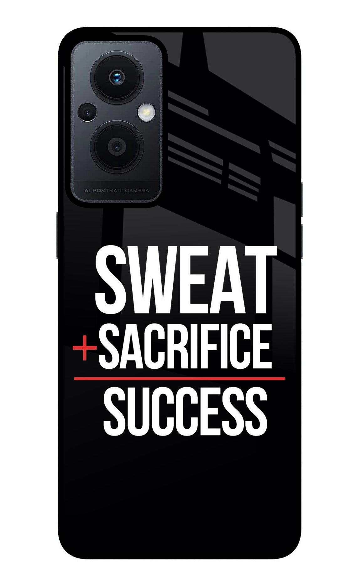 Sweat Sacrifice Success Oppo F21 Pro 5G Back Cover