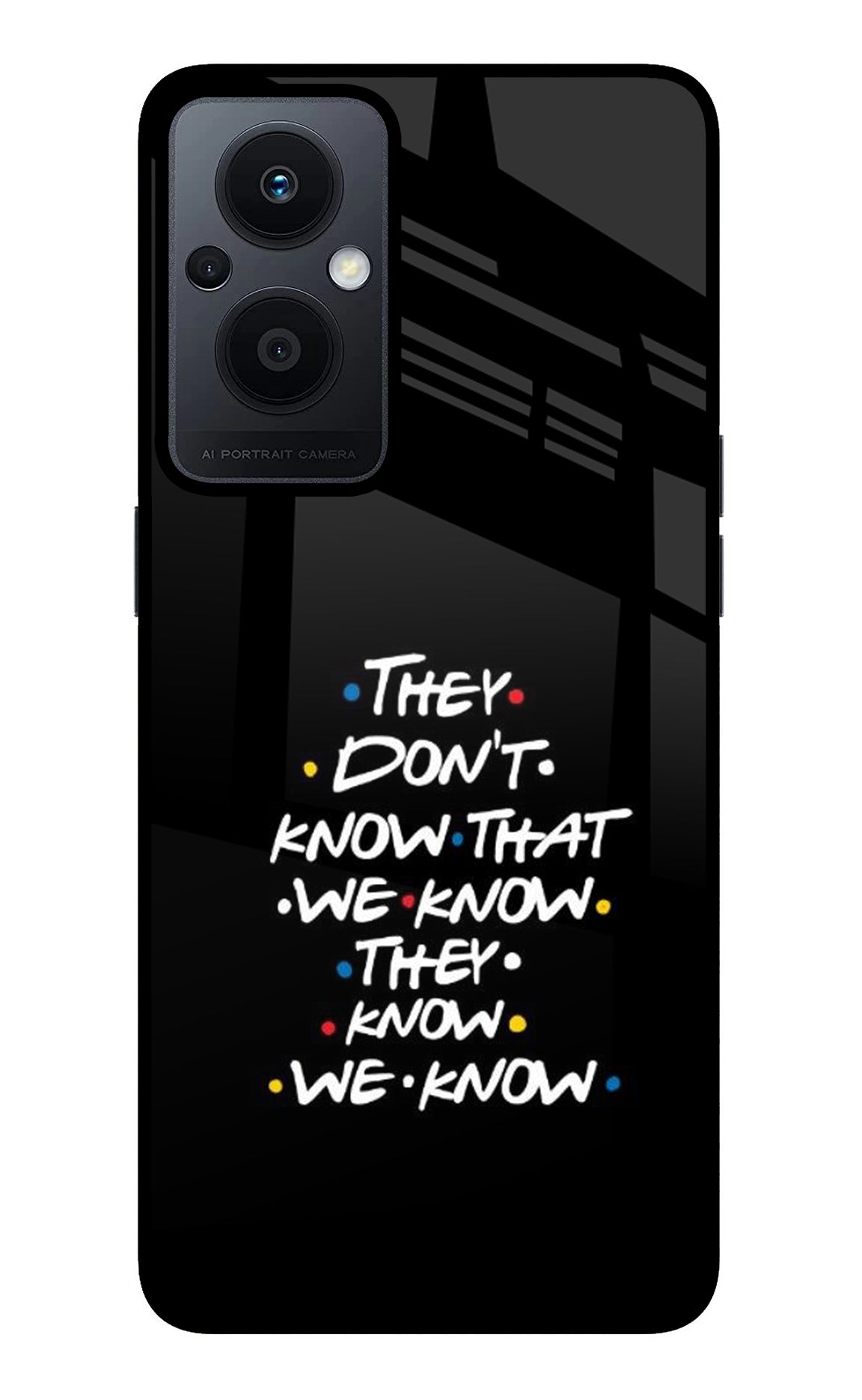 FRIENDS Dialogue Oppo F21 Pro 5G Back Cover