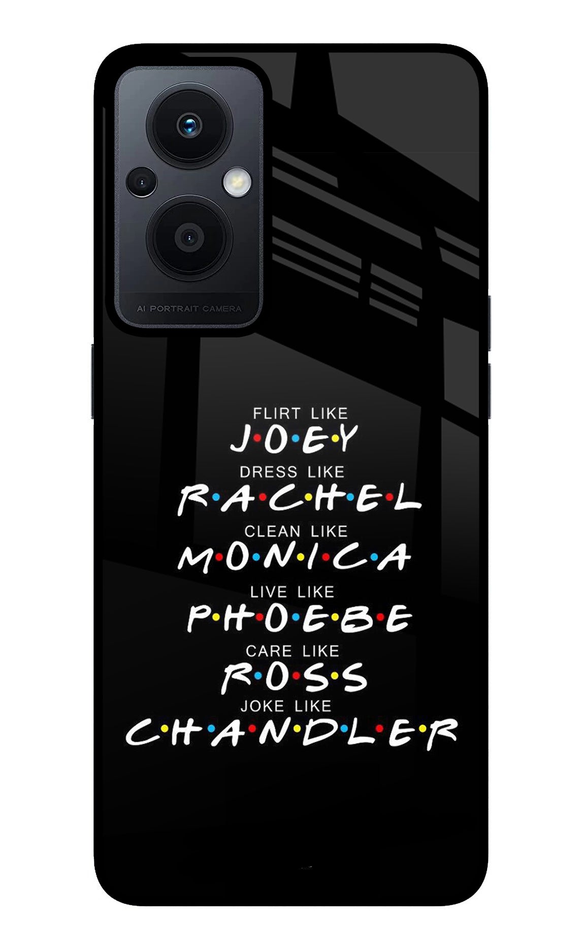 FRIENDS Character Oppo F21 Pro 5G Back Cover