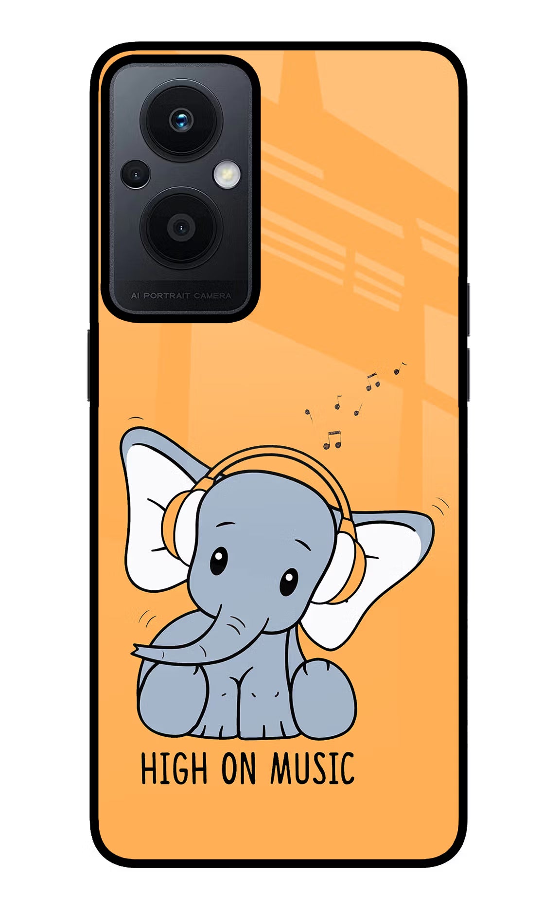 High On Music Oppo F21 Pro 5G Glass Case