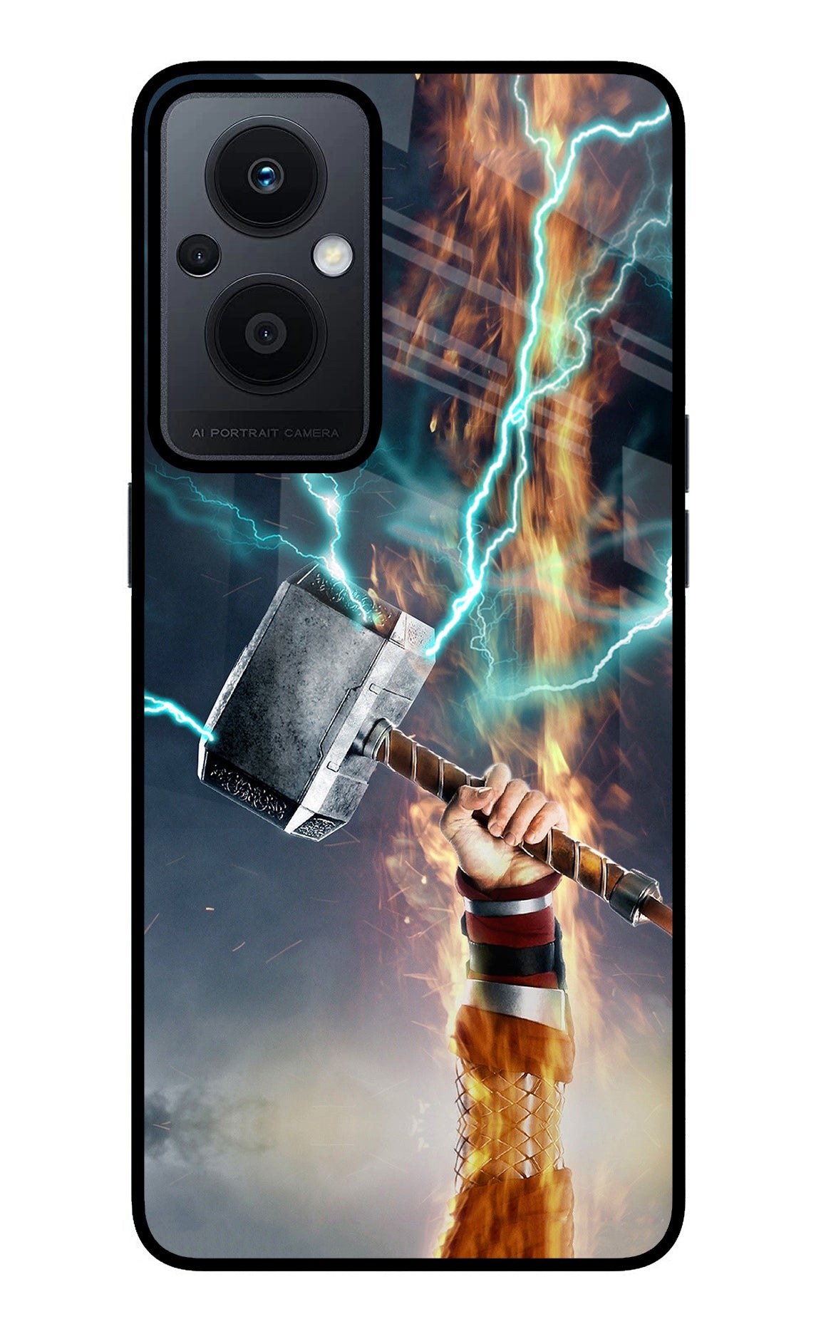 Thor Hammer Mjolnir Oppo F21 Pro 5G Back Cover