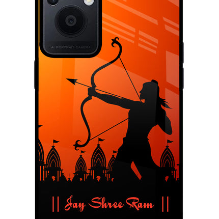 Lord Ram - 4 Oppo F21 Pro 5G Glass Case Back Cover by Casekaro