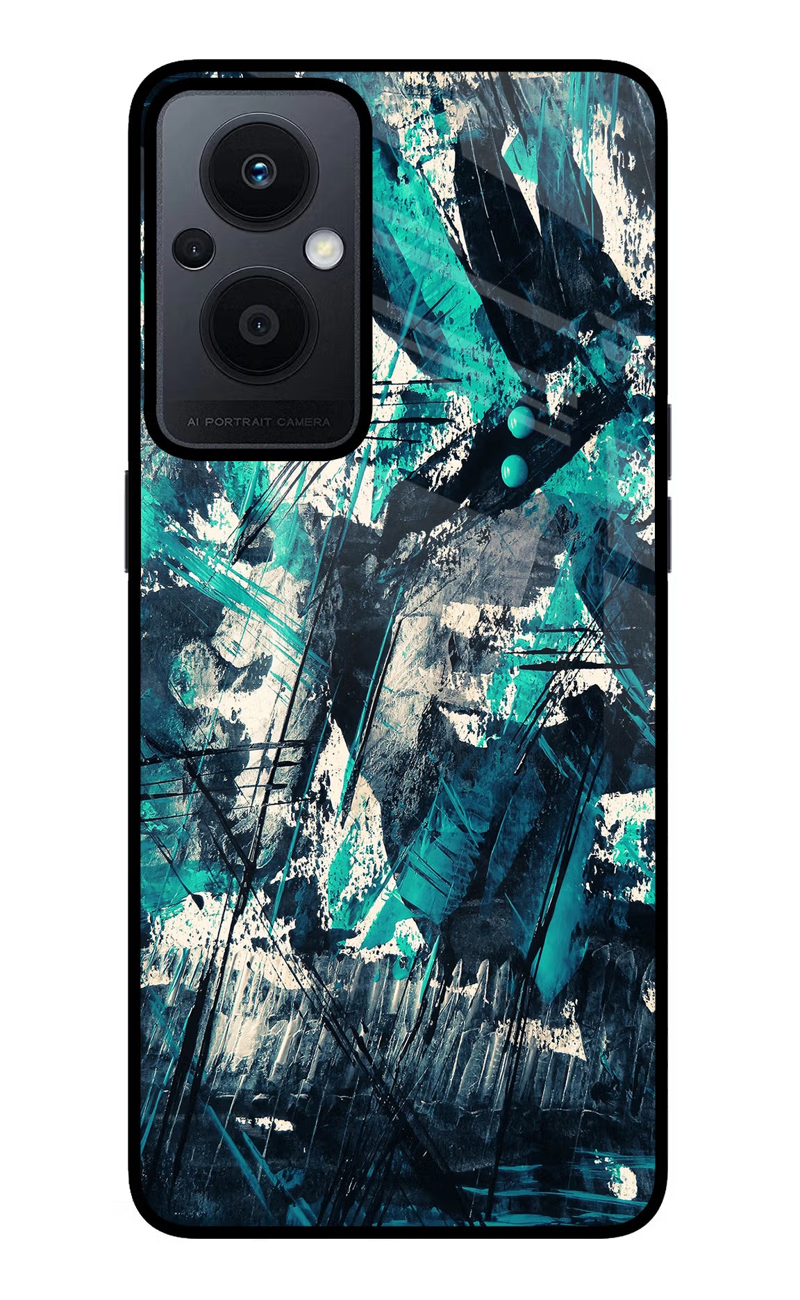 Artwork Oppo F21 Pro 5G Glass Case Back Cover by Casekaro