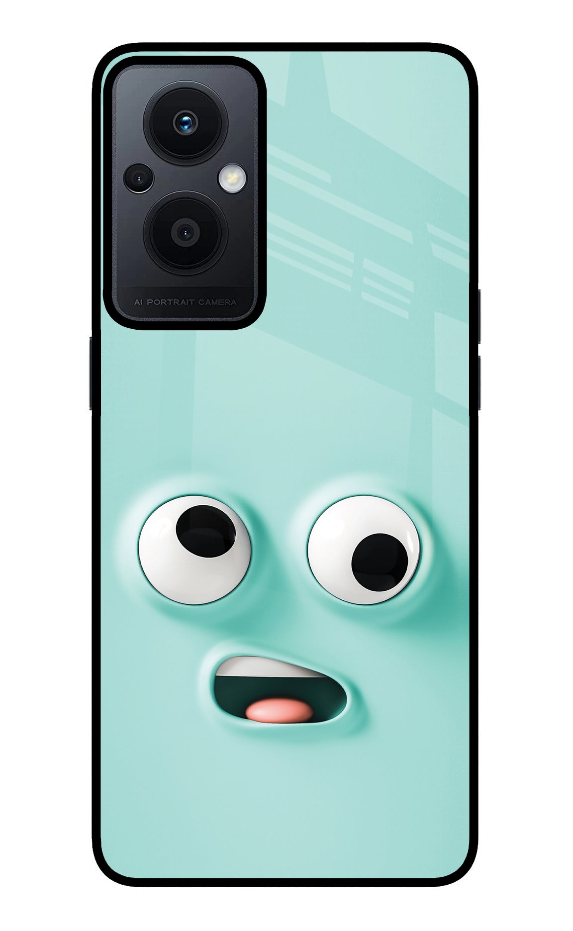 Funny Cartoon Oppo F21 Pro 5G Glass Case