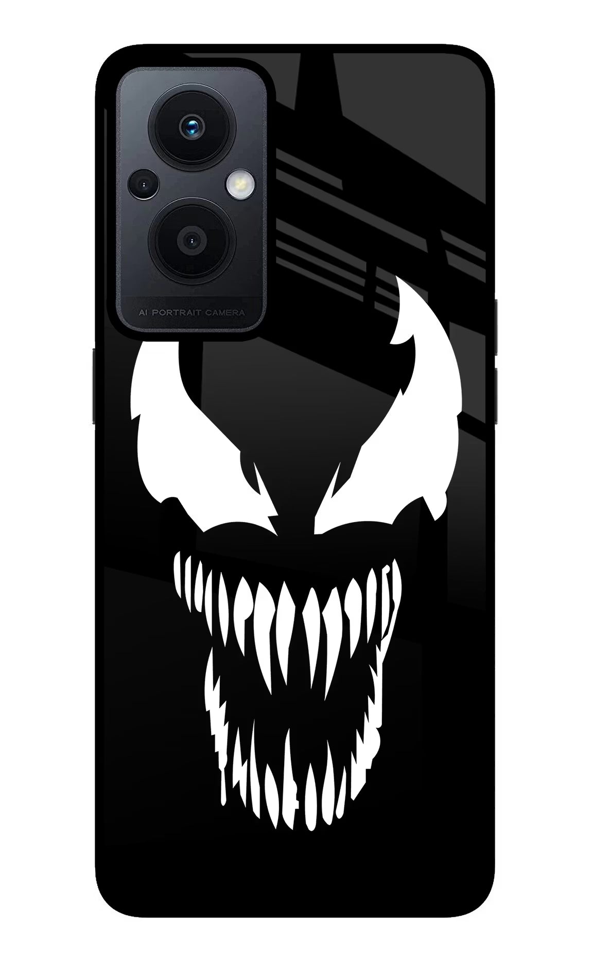 Venom Oppo F21 Pro 5G Glass Case Back Cover by Casekaro