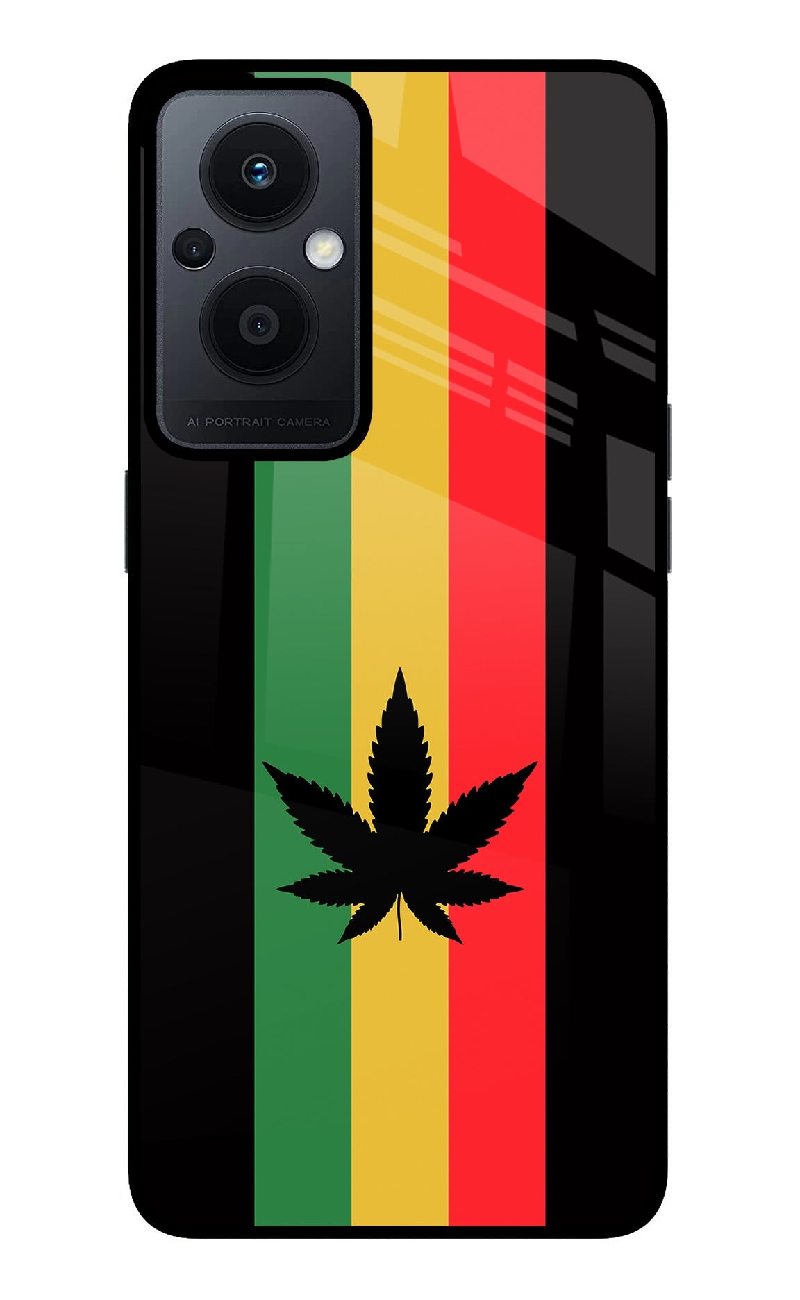 Weed Flag Oppo F21 Pro 5G Back Cover