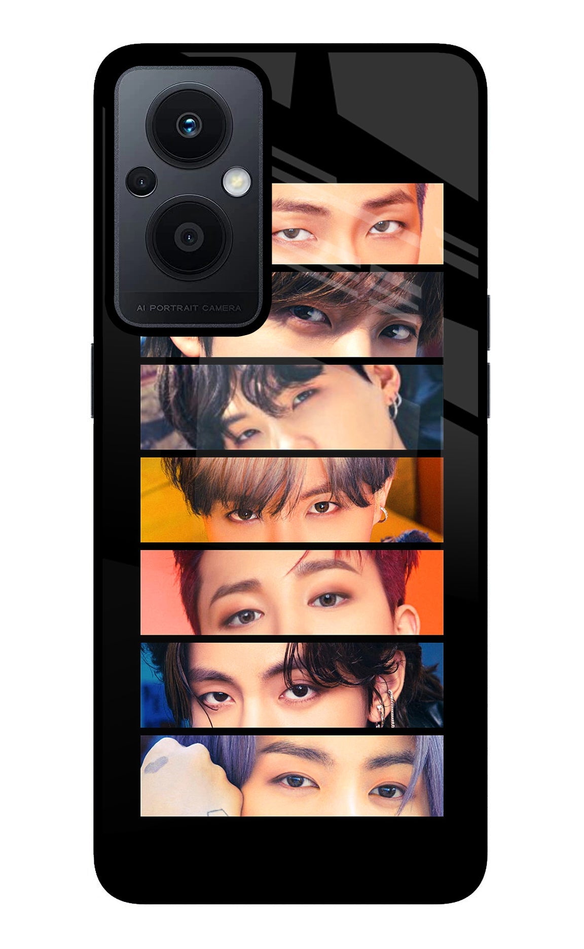 BTS Eyes Oppo F21 Pro 5G Glass Case