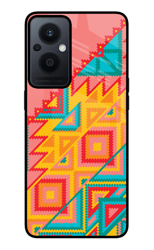 Aztec Tribal Oppo F21 Pro 5G Glass Case