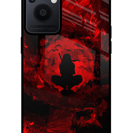 Itachi Uchiha Oppo F21 Pro 5G Glass Case Back Cover by Casekaro