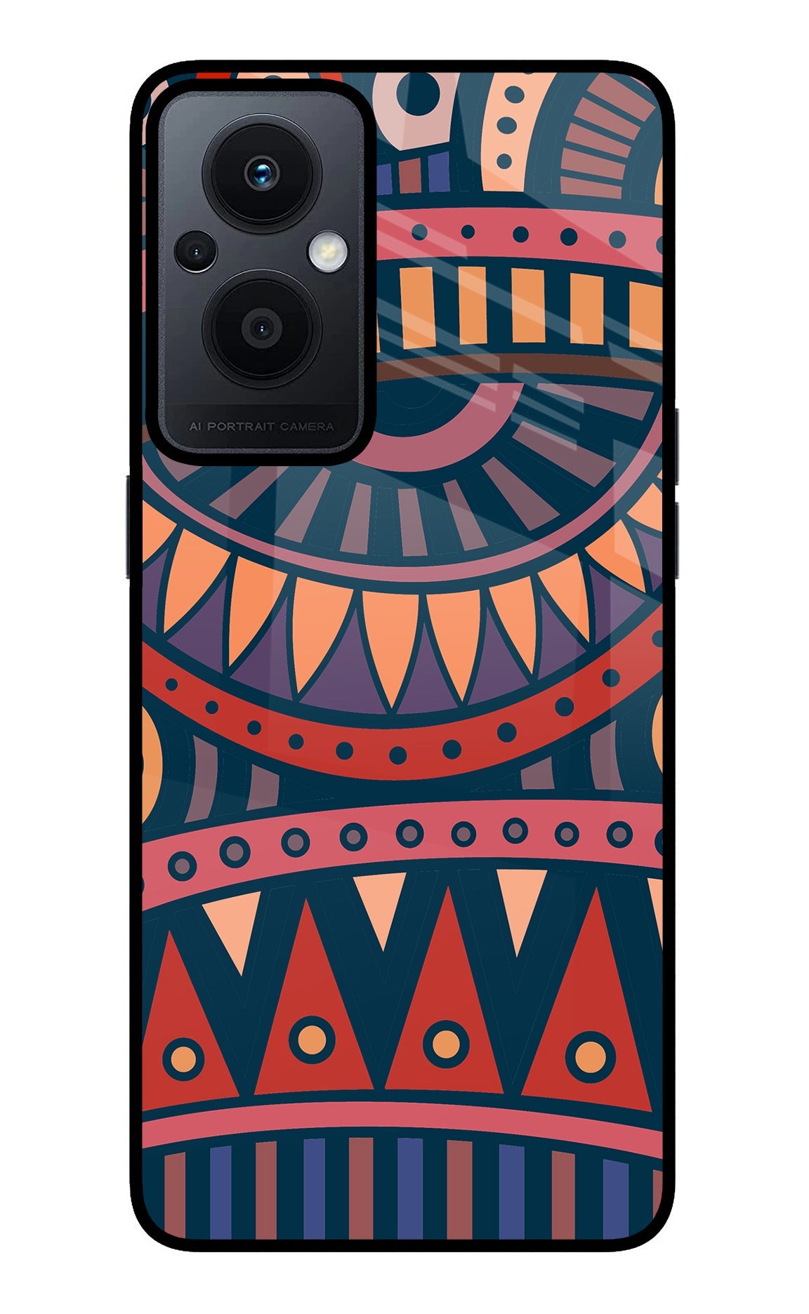 African Culture Design Oppo F21 Pro 5G Back Cover