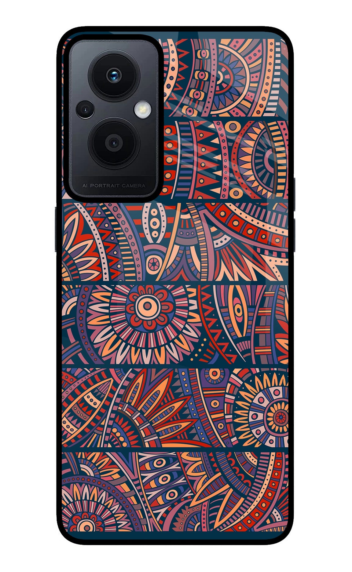 African Culture Design Oppo F21 Pro 5G Back Cover