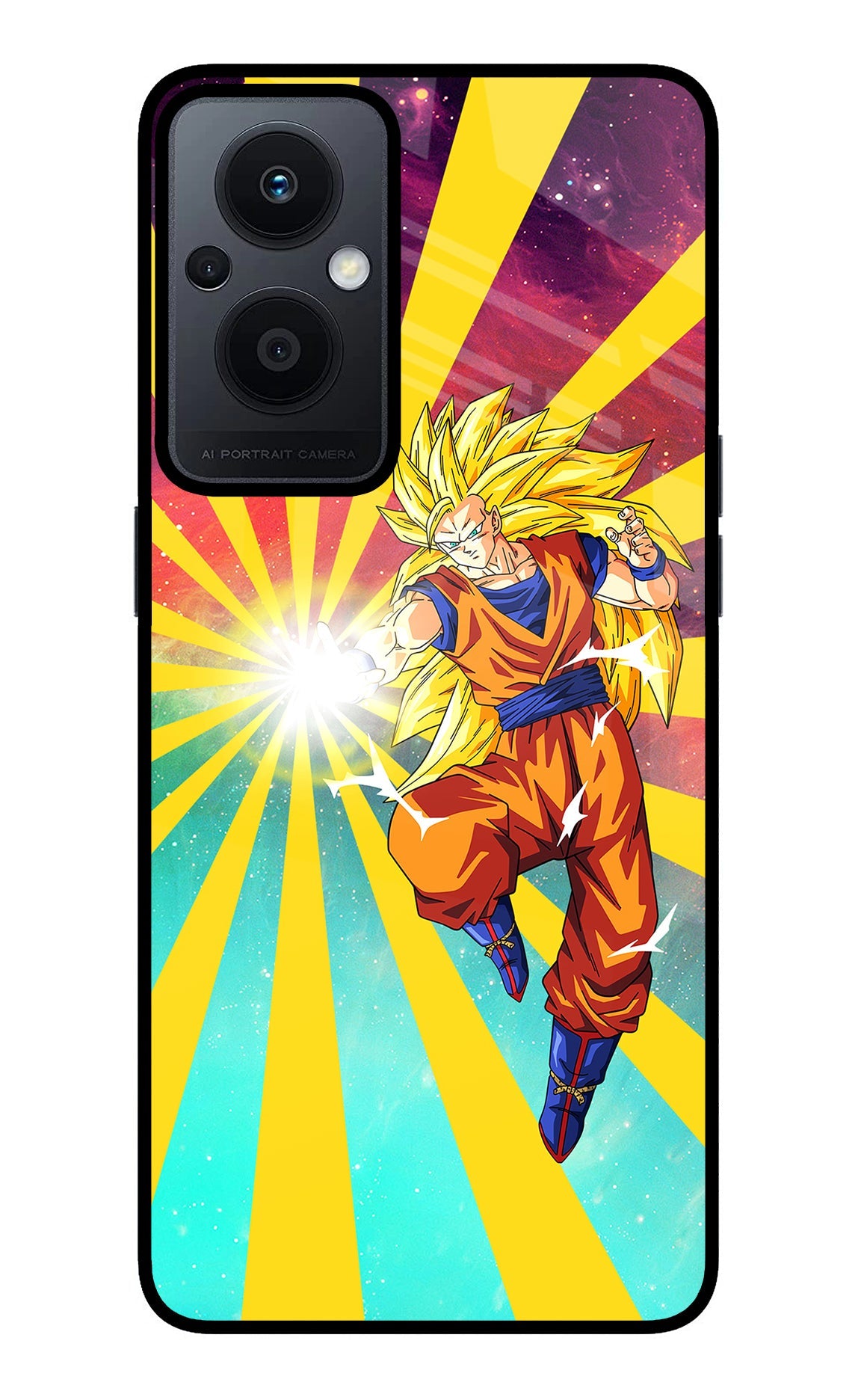 Goku Super Saiyan Oppo F21 Pro 5G Glass Case