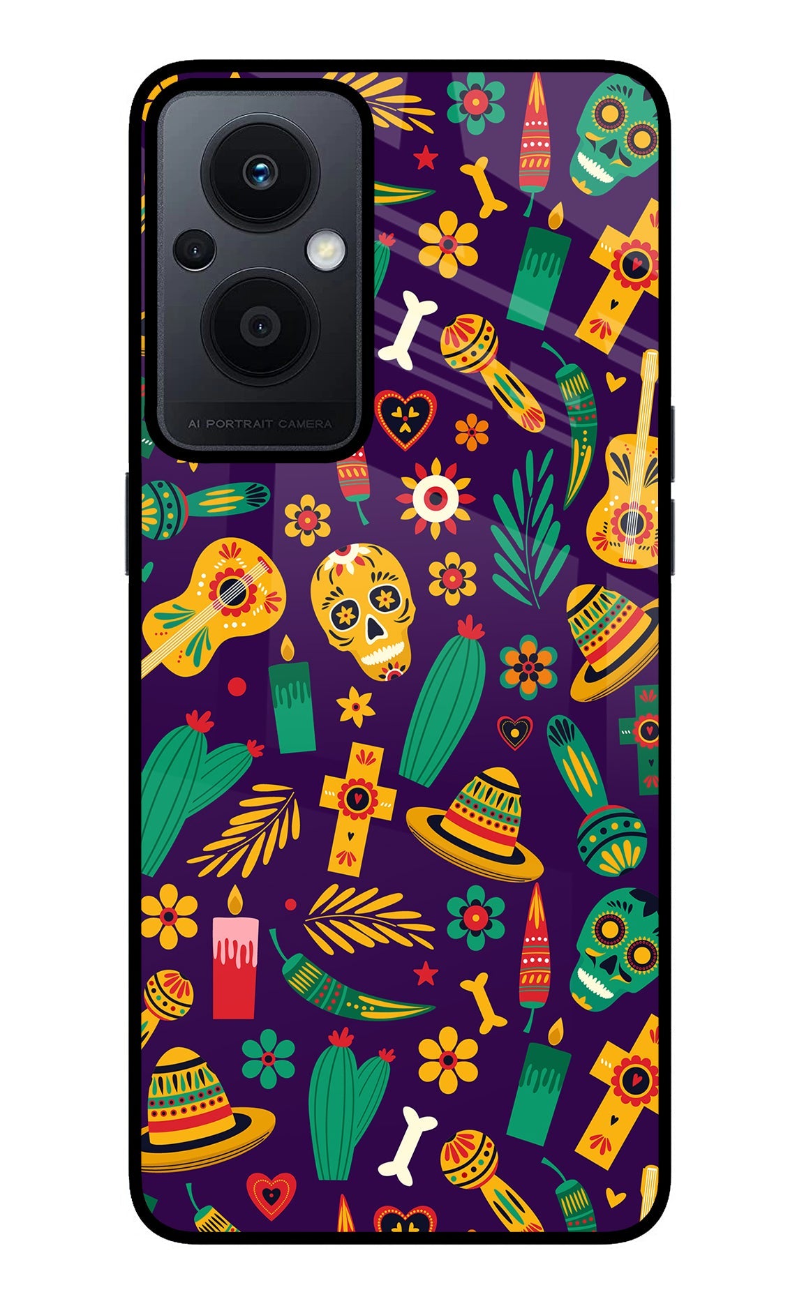 Mexican Artwork Oppo F21 Pro 5G Back Cover