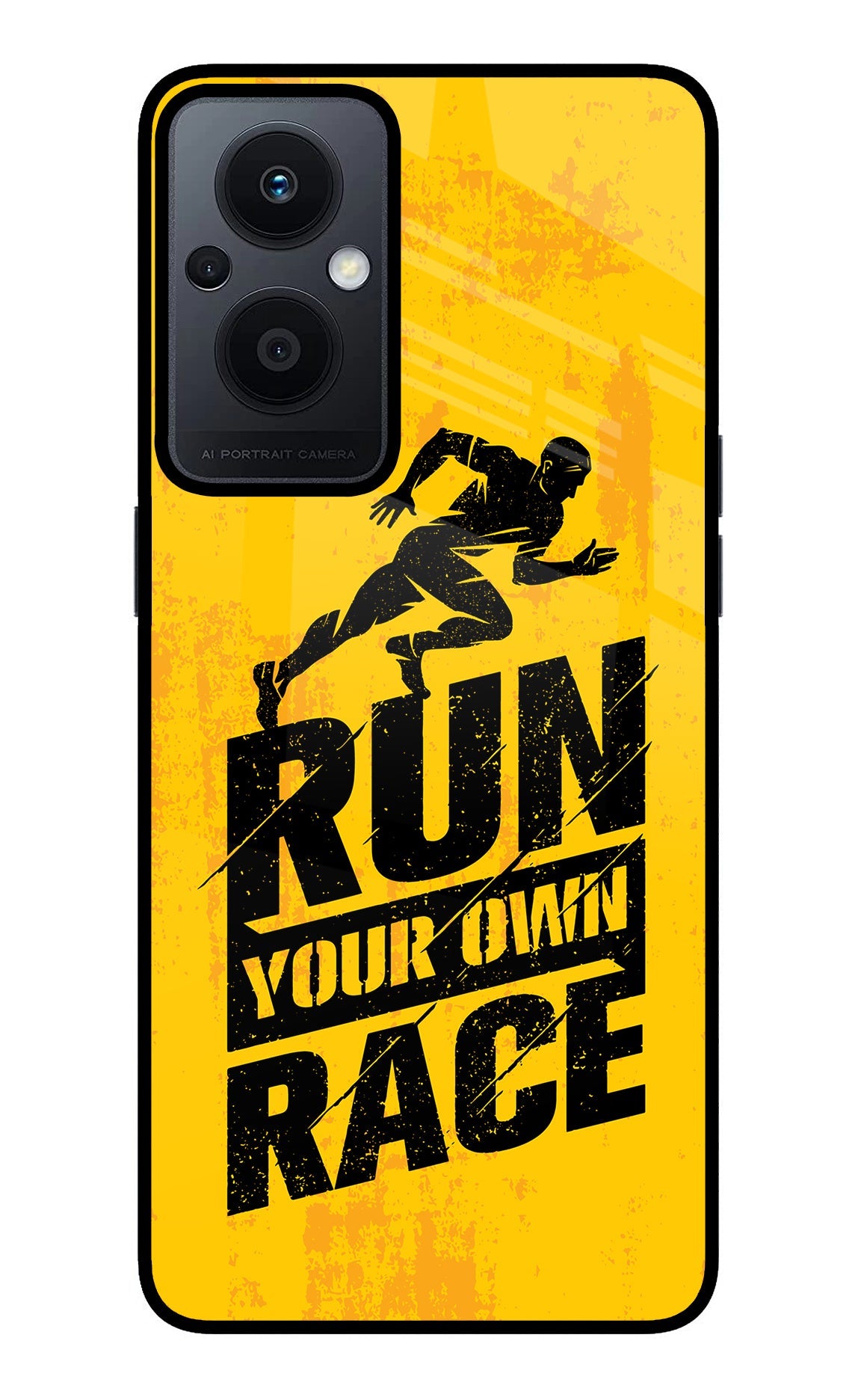 Run Your Own Race Oppo F21 Pro 5G Back Cover