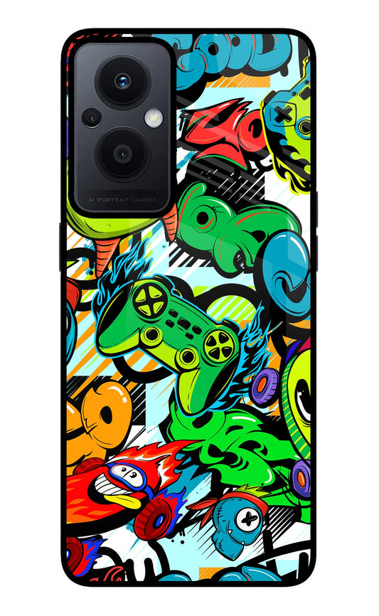 Game Doodle Oppo F21 Pro 5G Glass Case