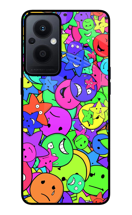 Fun Doodle Oppo F21 Pro 5G Glass Case