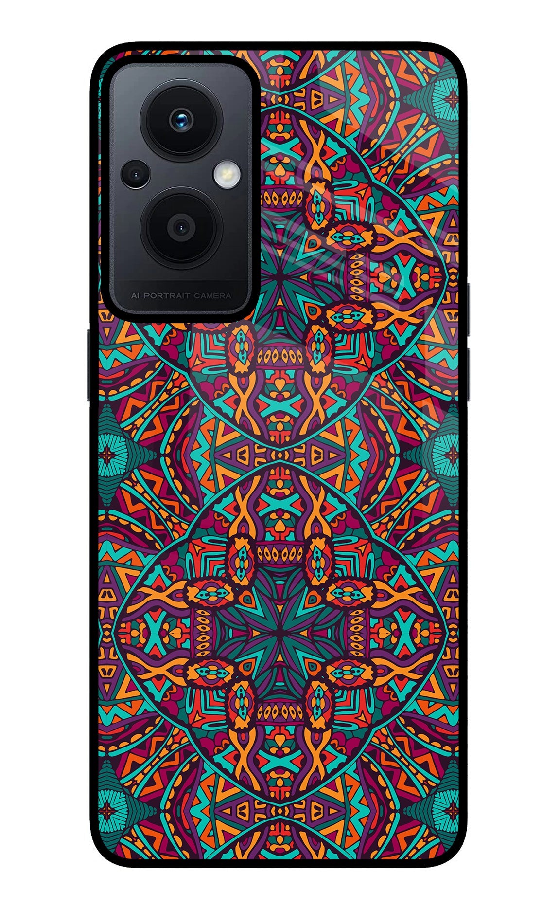 Colour Mandala Oppo F21 Pro 5G Glass Case