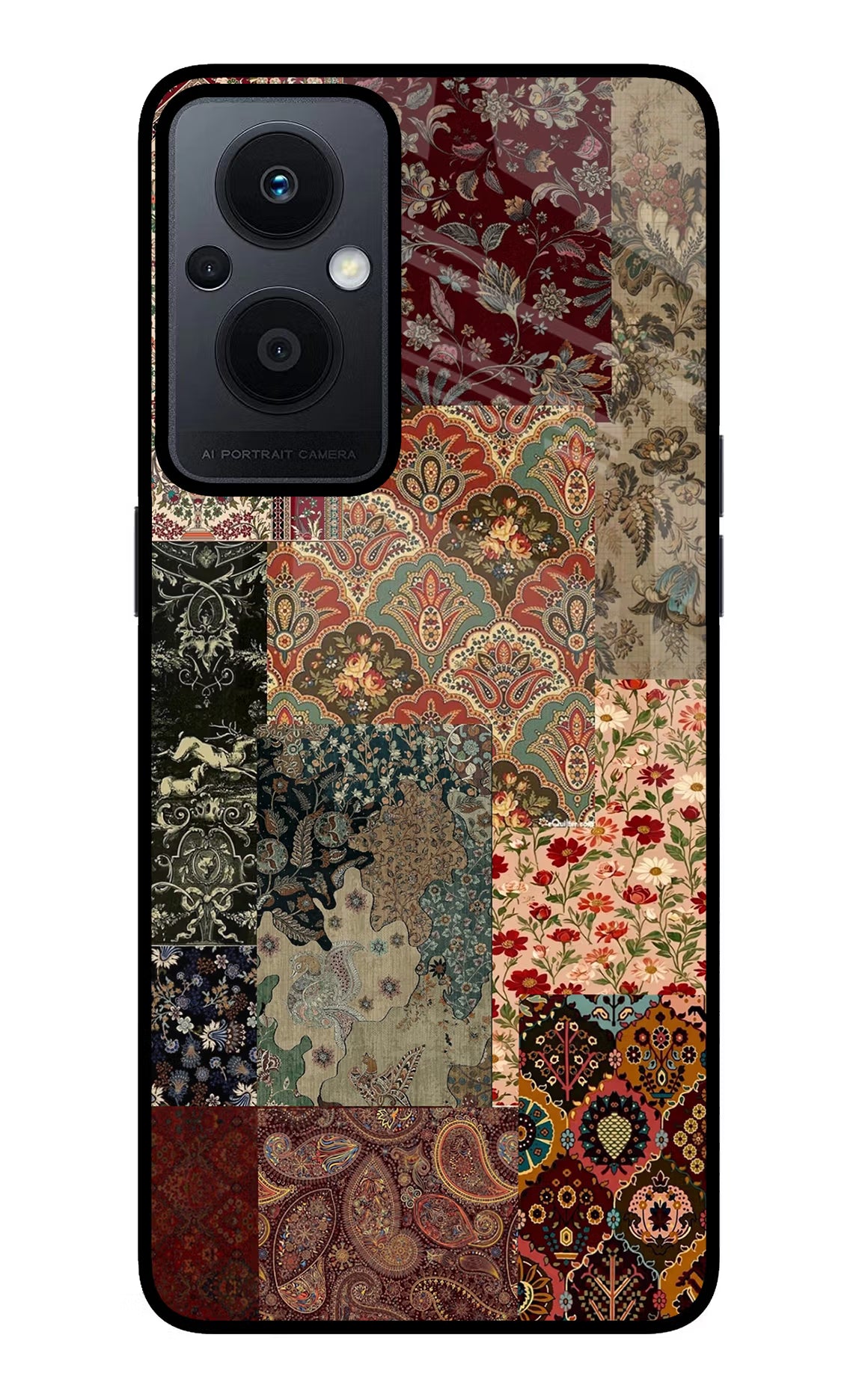 Desi Print Oppo F21 Pro 5G Glass Case Back Cover by Casekaro