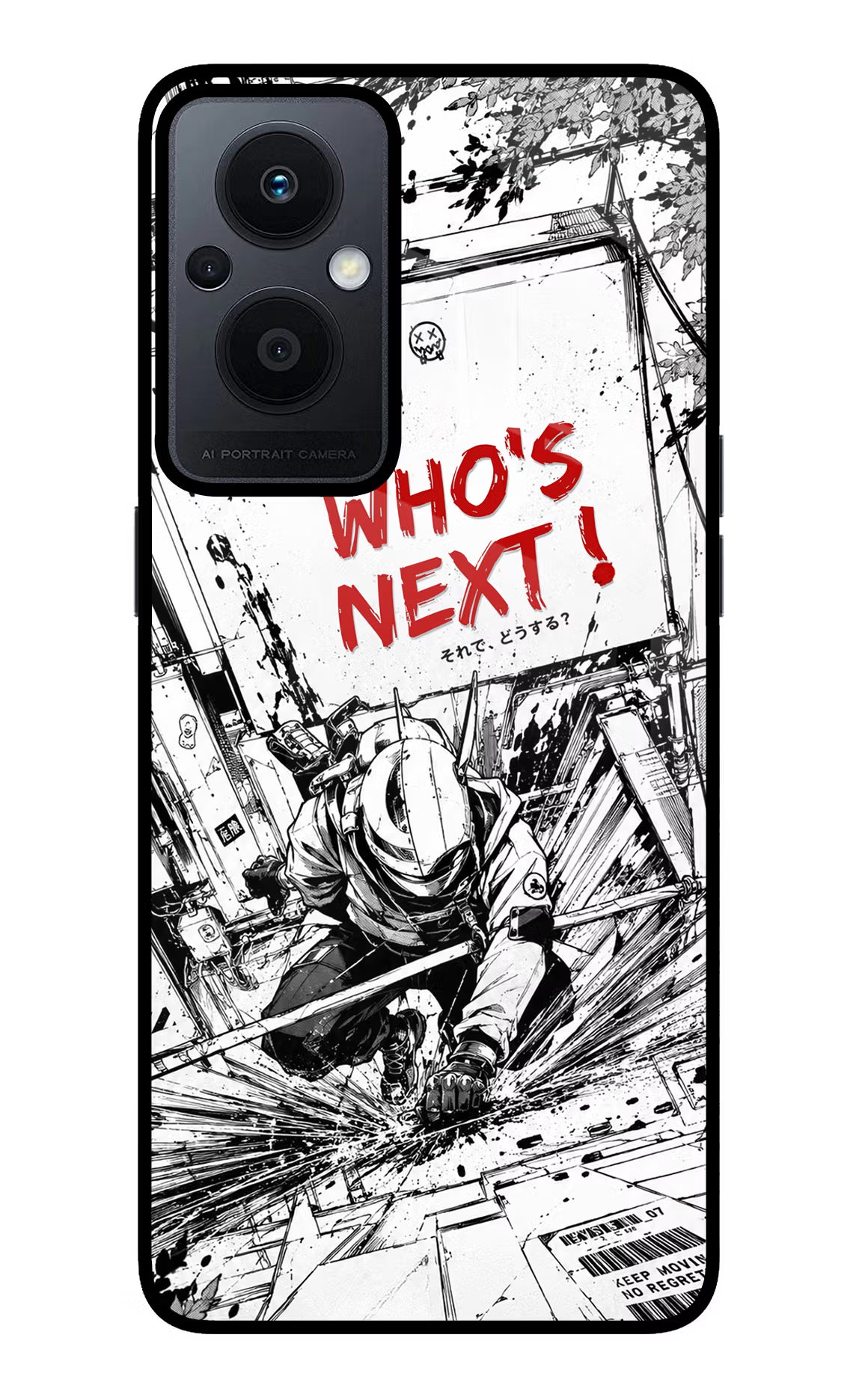 Who's Next Oppo F21 Pro 5G Glass Case Back Cover by Casekaro