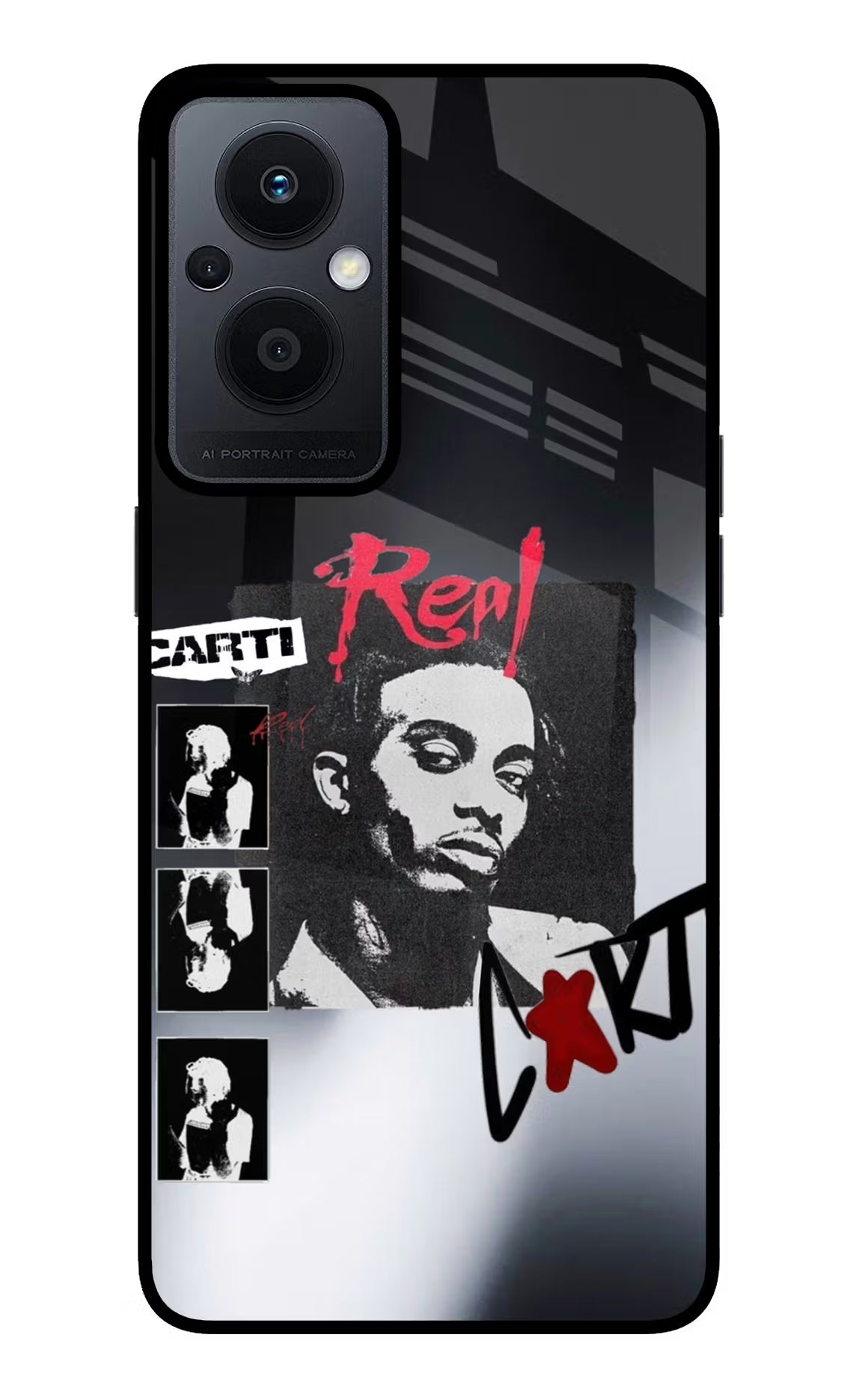 Playboi Carti Oppo F21 Pro 5G Glass Case Back Cover by Casekaro