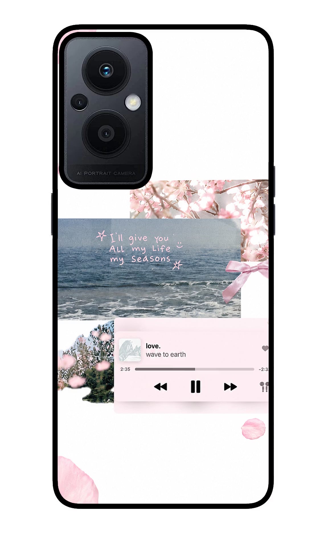 Wave to earth Oppo F21 Pro 5G Glass Case