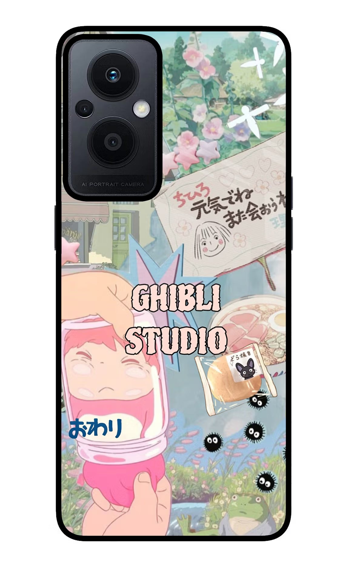 Studio Ghibli Oppo F21 Pro 5G Glass Case