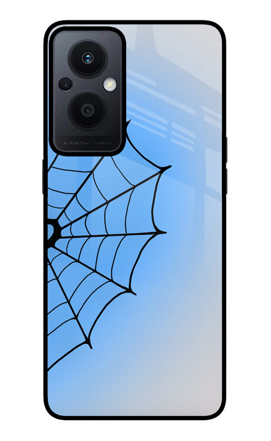 Blue Web Oppo F21 Pro 5G Glass Case
