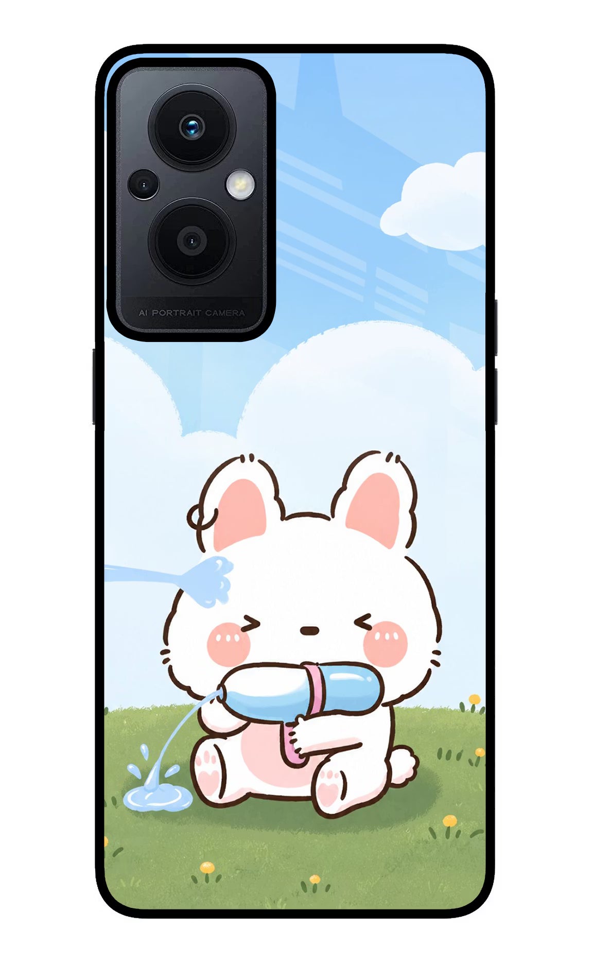 Bunny Treat Oppo F21 Pro 5G Glass Case