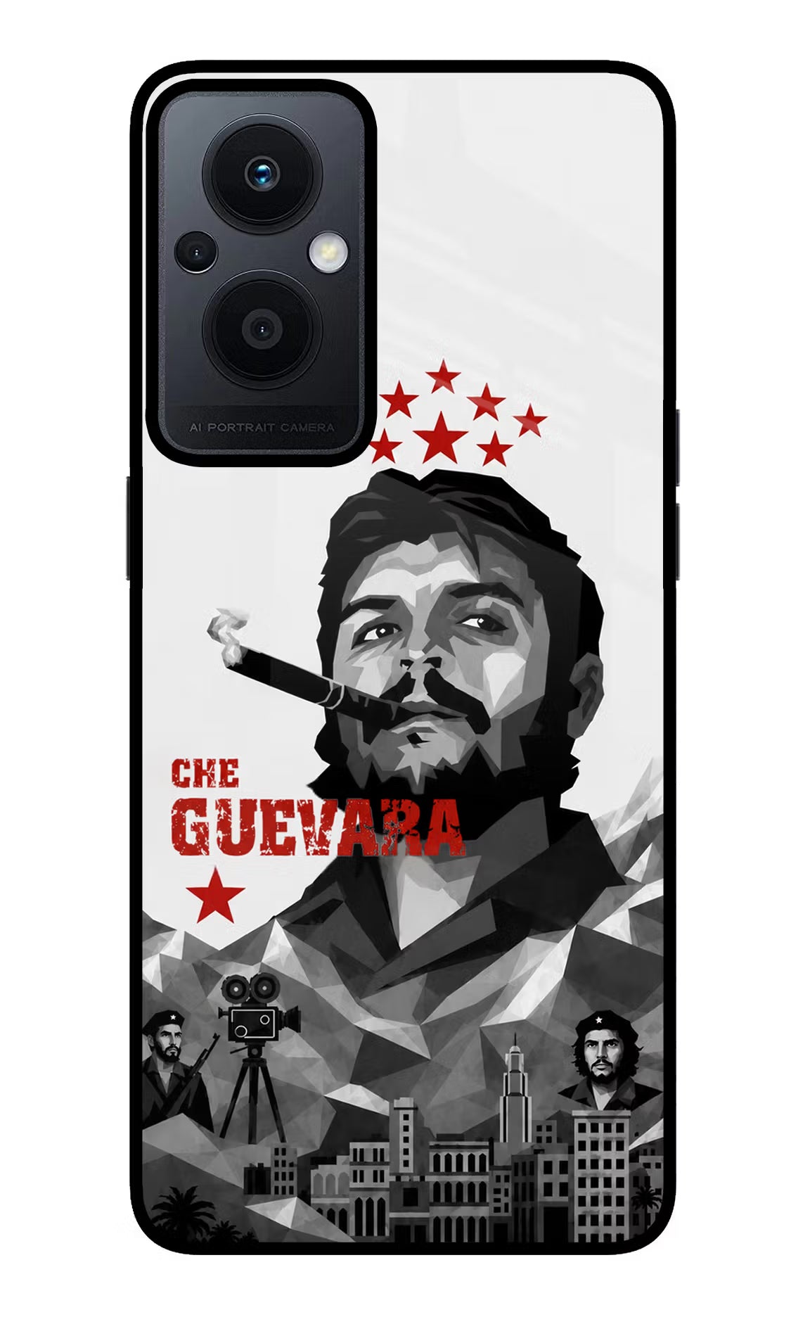 Che Guevara Iconic Oppo F21 Pro 5G Glass Case