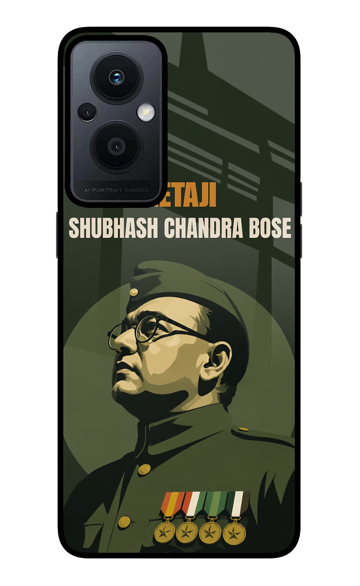 Netaji Legacy Oppo F21 Pro 5G Glass Case